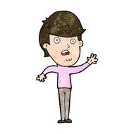 cartoon unhappy boy N51