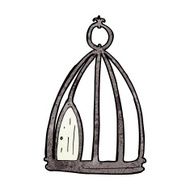 Cartoon Bird Cage N14