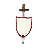 cartoon heraldic shield N16