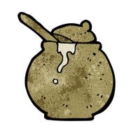 cartoon honey pot N10