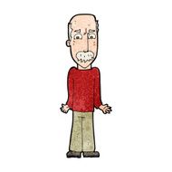 cartoon dad shrugging shoulders N9