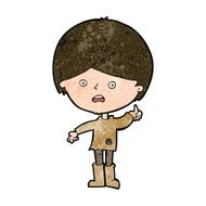 cartoon unhappy boy N52