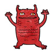 cartoon little monster N54
