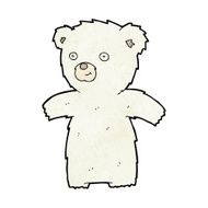 cute cartoon polar bear N42