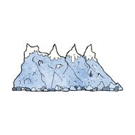 Cartoon Mountain Range N13