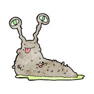 cartoon gross slug N12