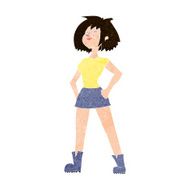 cartoon capable woman N9