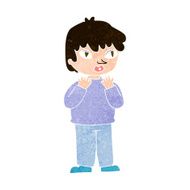 cartoon worried person N10