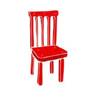 cartoon wooden chair N11