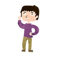 cartoon boy with question N22