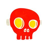 cartoon spooky skull mask N18