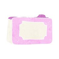cartoon pink business folder N7