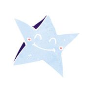 cartoon happy star character N15