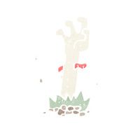 Cartoon Zombie Hand N29