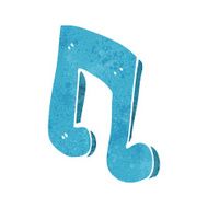 cartoon musical note N27