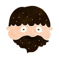 cartoon bearded man N51
