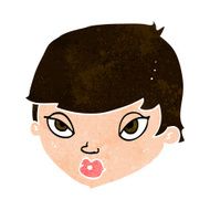 cartoon unimpressed woman N9