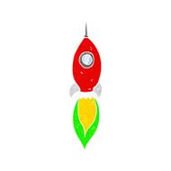 Cartoon Spaceship N47