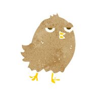 funny cartoon bird N153