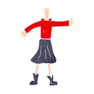 cartoon female body (add photos or mix and match cartoons) N214