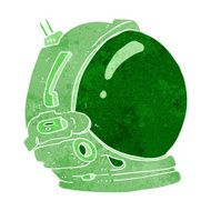 cartoon astronaut helmet N40
