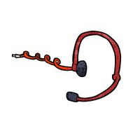 cartoon call center headset N9