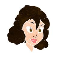cartoon pretty woman N249
