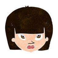 cartoon annoyed woman N170