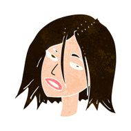 cartoon annoyed woman N171