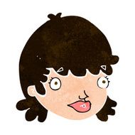 cartoon staring girl N8