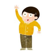 Cartoon Man Asking Question N78