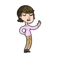cartoon woman ignoring N22