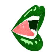cartoon halloween mouth N20