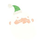 Cartoon Santa Claus Face N14