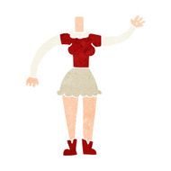 cartoon female body (add photos or mix and match cartoons) N220