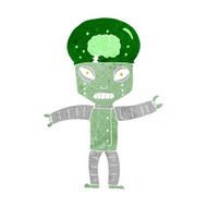 Funny Cartoon Robot N46