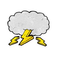 Cartoon Thundercloud N25