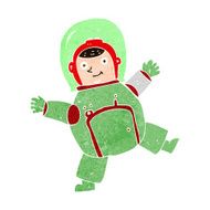 Cartoon Astronaut N122