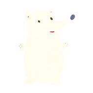 funny cartoon polar bear N18