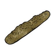 cartoon baguette N12