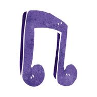 cartoon musical note N28