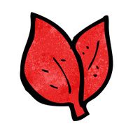 cartoon leaves symbol N9