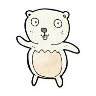 Cartoon Polar Bear Cub N38