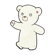 Cartoon Polar Bear Cub N39