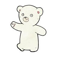 Cartoon Polar Bear Cub N41