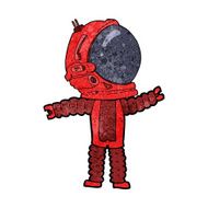 Cartoon Astronaut N124