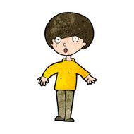cartoon surprised man N131