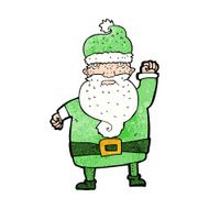 cartoon angry santa claus N18