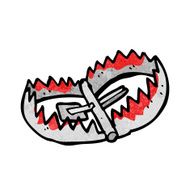 cartoon bear trap N9