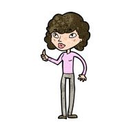 cartoon woman giving thumbs up symbol N60